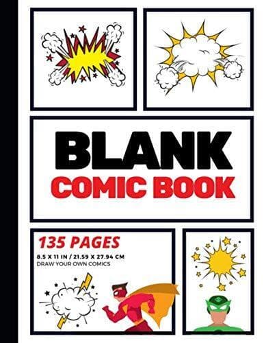 Blank Comic : Create Your Own Comic Strip, Blank Comi… by Lightning, Arnie Paperback Book Pre-Owned English