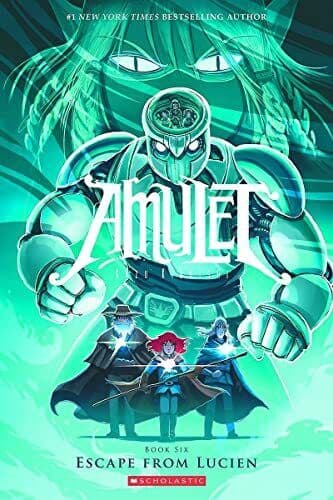 Escape from Lucien (Amulet #6), 6 by Kibuishi, Kazu Paperback Book Pre-Owned English