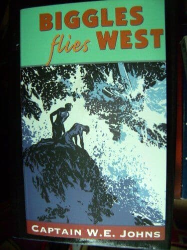 BIGGLES FLIES WEST by Johns, Captain W.E. Paperback Book Pre-Owned English