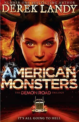 American Monsters (The Demon Road Trilogy, 3) by Landy, Derek Paperback Book Pre-Owned English