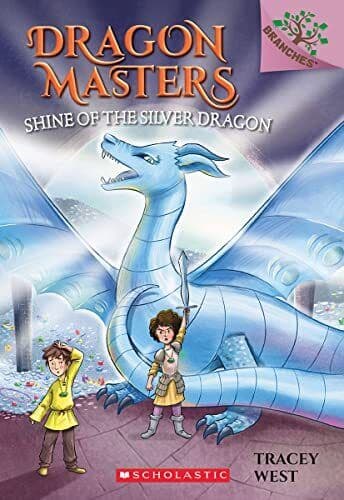 Shine of the Silver Dragon (Dragon Masters) by West, Tracey  Paperback Book Pre-Owned English