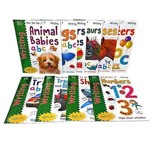 Miles Kelly Wipe Clean Learn To Write 10 s Collection Set … by Miles Kelly Paperback Book Pre-Owned English