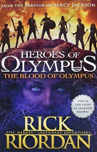 The Blood of Olympus (Heroes of Olympus 5) by Riordan, Rick  Paperback Book Pre-Owned English