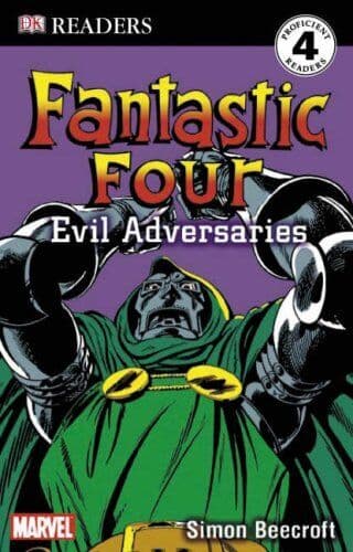 “Fantastic Four”: Evil Adversaries: Level 4 Reader (Dk Readers Level 4) Paperback Book Pre-Owned English