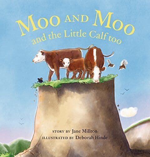 Moo and Moo and the Little Calf Too by Jane Millton Paperback Book Pre-Owned English