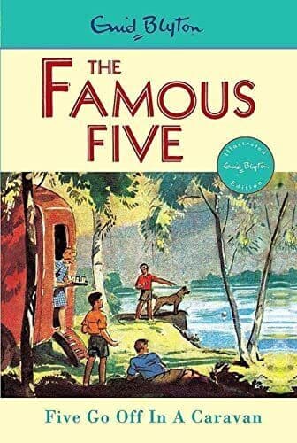 The Famous Five: Five Go Off In A Caravan by Blyton, Enid Paperback Book Pre-Owned English