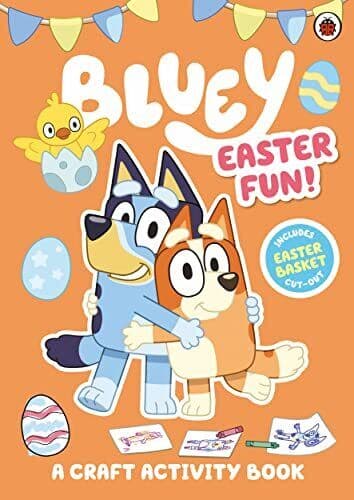 Bluey: Easter Fun Activity, Bluey Paperback Book Pre-Owned English