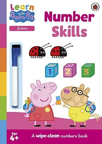 Learn with Peppa: Number Skills: Sticker …, Peppa Pig Paperback Book Pre-Owned English