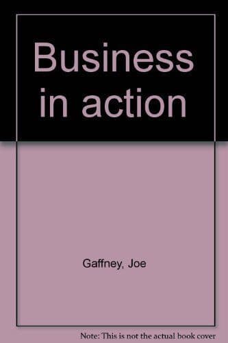 Business in action, Joe Gallagher Paperback Book Pre-Owned English
