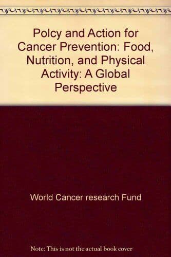 Polcy and Action for Cancer Prevent…, Michael Marmot Paperback Book Pre-Owned English
