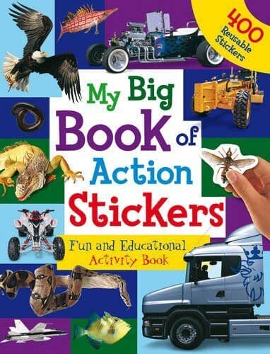 My Big of Action Stickers  Paperback Book Pre-Owned English