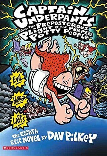 Captain Underpants and the Preposterous Plight of th… Paperback Book Pre-Owned English