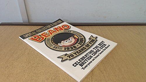 The Beano : Special Collector’s Edition : 1938-2008 - 70 Years … by The Editor Paperback Book Pre-Owned English