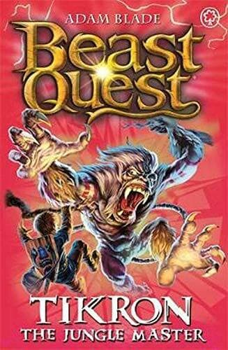Beast Quest: Tikron The Jungle Master - Series 14 - 3 by Adam Blade Paperback Book Pre-Owned English