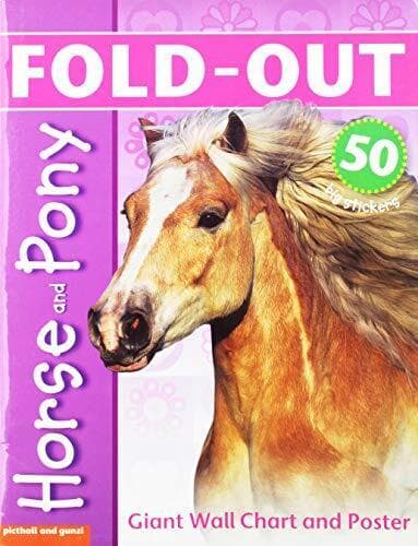 HORSES & PONIES:FOLD-OUT ER STICKER  (F… by Christiane Gunzi