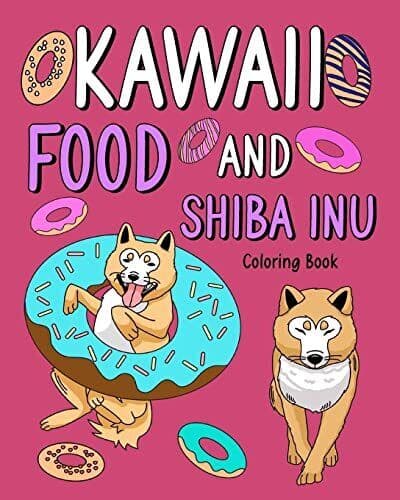 Kawaii Food and Shiba Inu Coloring : …, PaperLand