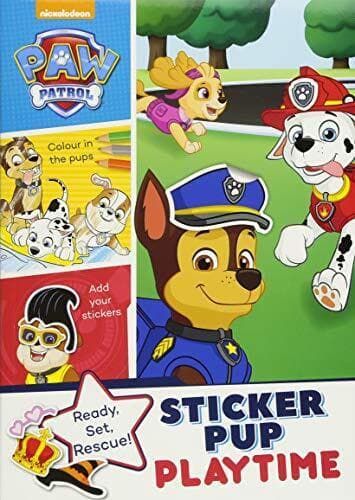 Nickelodeon PAW Patrol Sticker Pup Playtime (Colour Sti… by Parragon s Ltd