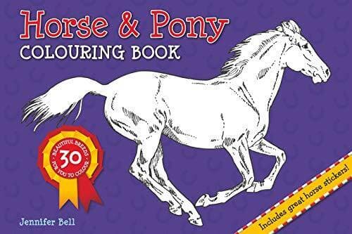 Horse and Pony Colouring Pad (Colouri…, Jennifer Bell
