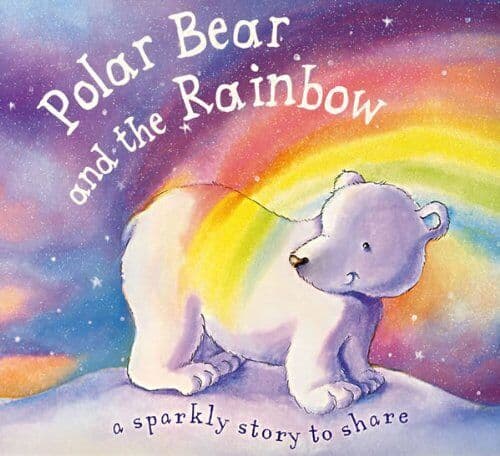 Polar Bear and Rainbow (Glitter s) by Butterfield, Moira