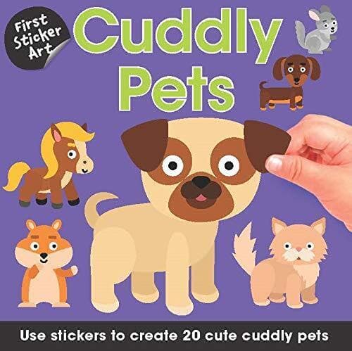 First Sticker Art: Cuddly Pets: Use Stickers to Crea…