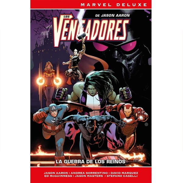 Panini Marvel Deluxe Los Vengadores De Jason Aaron 2. La Guerra De Los Reinos Español Sarjakuva