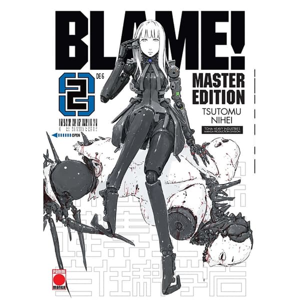 Panini Blame Reedición Master Edition N.2 Español Sarjakuva Musta