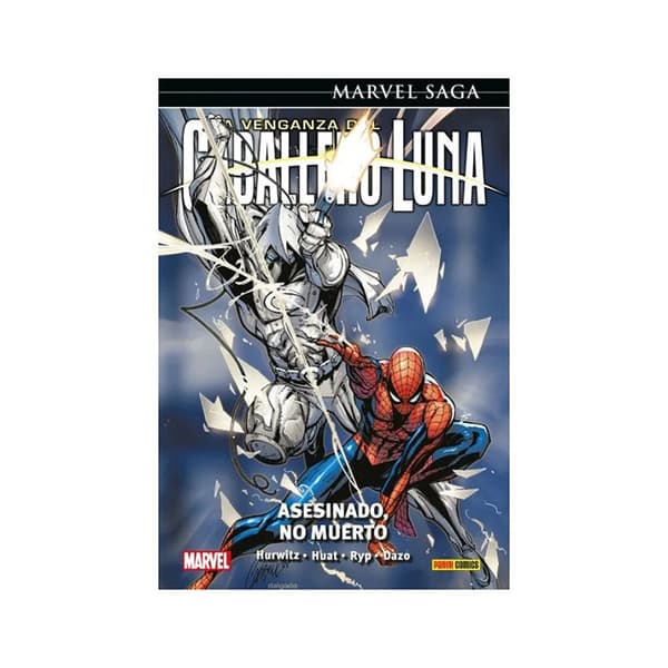 Panini Marvel Saga Caballero Luna 7. Asesinado. No Muerto Español Sarjakuva Hopeinen