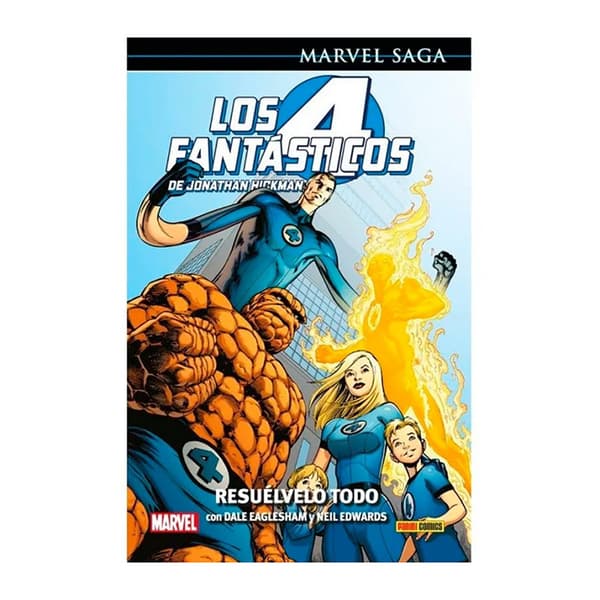 Panini Marvel Saga Los Cuatro Fantásticos 2. Resuélvelo Todo Español Sarjakuva Keltainen