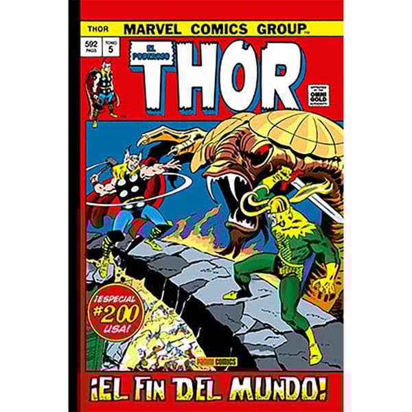 Panini El Poderoso Thor 05. ¡el Fin Del Mundo! (marvel Gold) Manga-sarjakuva  Spanish
