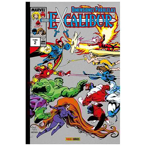 Panini Excalibur 02 (marvel Gold) Manga-sarjakuva Spanish