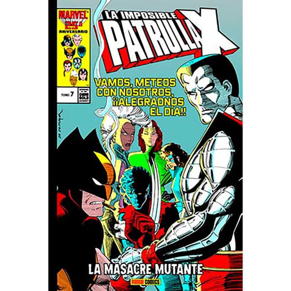 Panini La Imposible Patrulla-x 07. La Masacre Mutante (marvel Gold) Reimpresion Manga-sarjakuva Spanish
