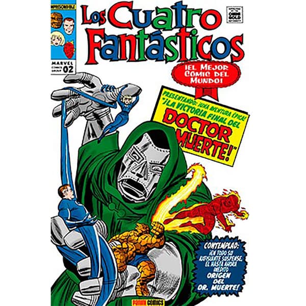 Panini Los 4 Fantasticos 02. La Batalla Por El Edificio Baxter (marvel Gold) Manga-sarjakuva  Spanish