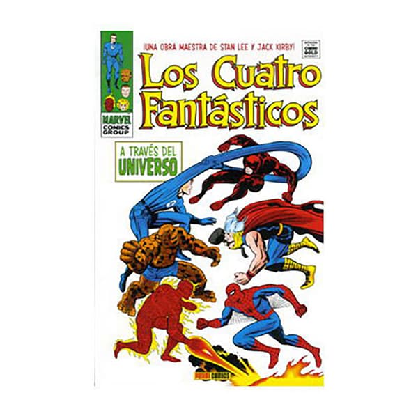 Panini Los 4 Fantasticos 04: A Traves Del Universo (marvel Gold) Manga-sarjakuva Spanish
