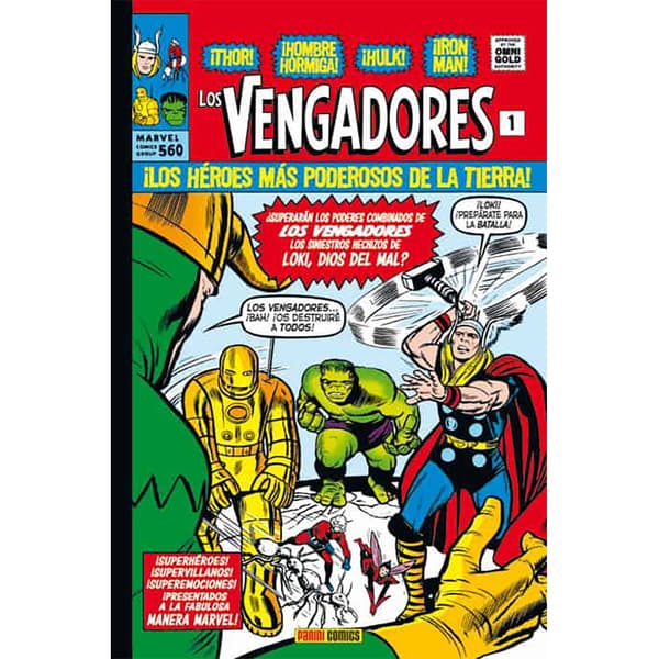 Panini Los Vengadores 01. La Llegada De Los Vengadores (marvel Gold) Manga-sarjakuva Spanish
