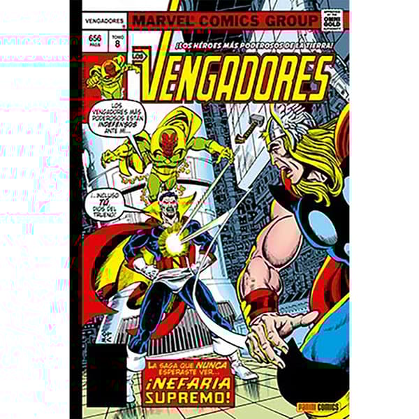 Panini Los Vengadores 08. Nefaria Supremo (marvel Gold) Manga-sarjakuva Spanish