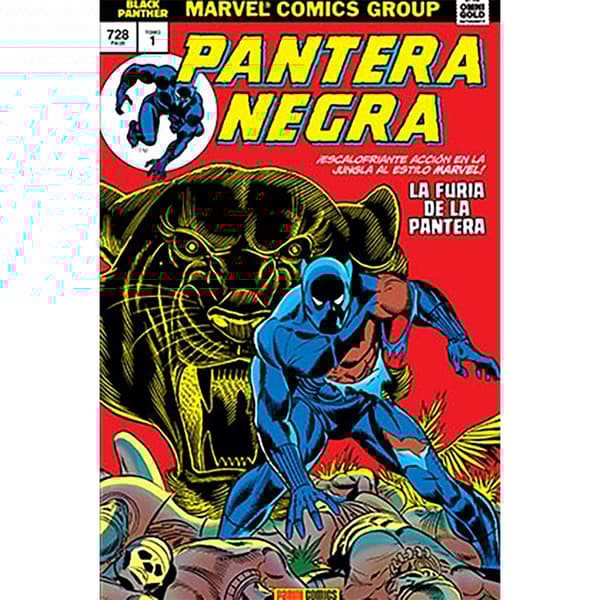 Panini Pantera Negra 01. La Furia De La Pantera (marvel Gold) Manga-sarjakuva  Spanish