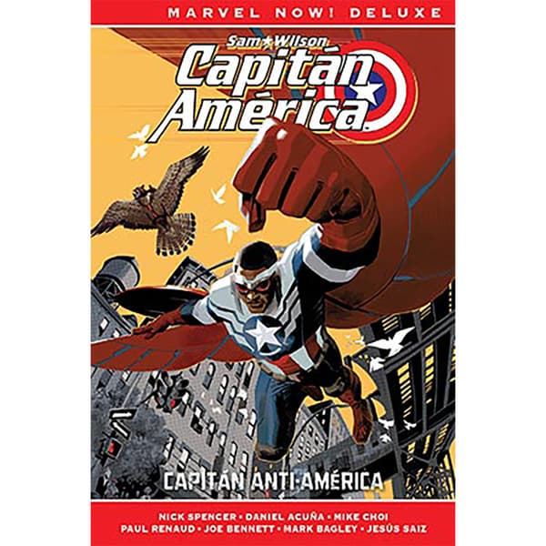 Panini Capitan America De Nick Spencer 01. Capitan Anti-america (marvel Now! Deluxe) Manga-sarjakuva  Spanish