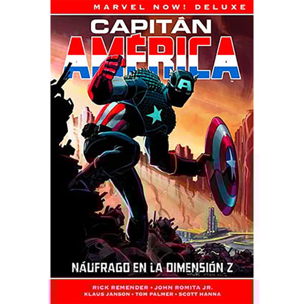 Panini Capitan America De Rick Remender 01. Naufrago En La Dimension Z (marvel Now! Deluxe) Manga-sarjakuva Spanish
