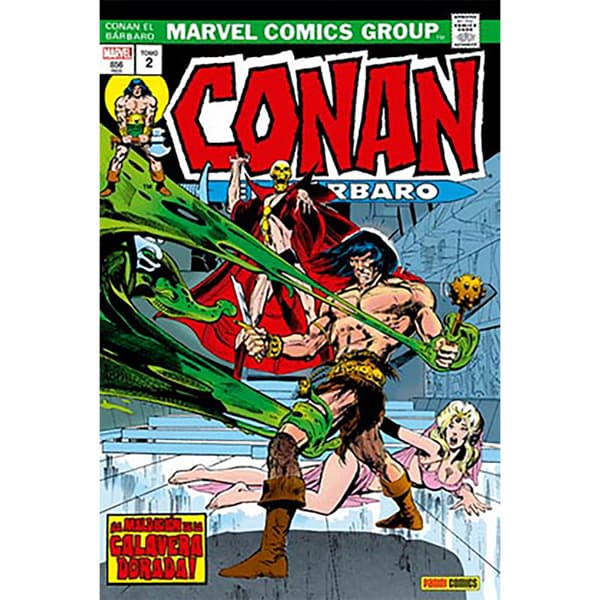 Panini Conan El Barbaro 02: La Etapa Marvel Original ¡la Maldicion De La Calavera Dorada! Manga-tegneserie  Spanish