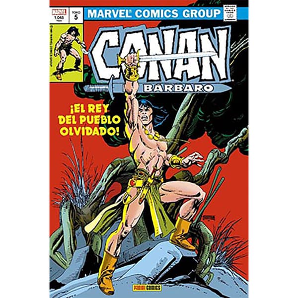 Panini Conan El Barbaro 05: La Etapa Marvel Original ¡el Rey Del Pueblo Olvidado! Manga-sarjakuva  Spanish