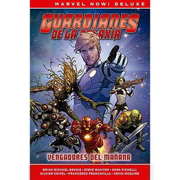 Panini Guardianes De La Galaxia De Brian M Bendis 01. Vengadores Del Mañana (marvel Now! Deluxe) Manga-sarjakuva Spanish