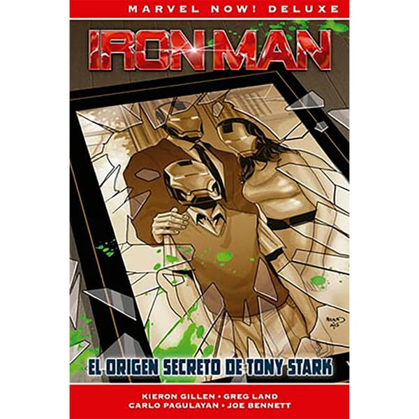 Panini Iron Man De Kieron Gillen 02: El Origen Secreto De Tony Stark (marvel Now! Deluxe) Manga-sarjakuva Spanish