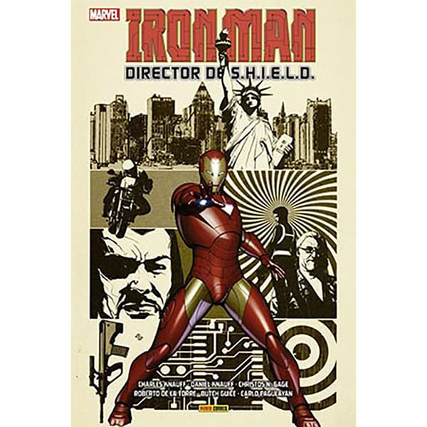 Panini Iron Man: Director De S.h.i.e.l.d. Omnibus Manga-sarjakuva  Spanish