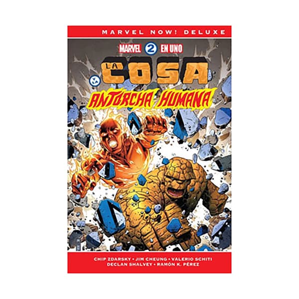 Panini Marvel 2 En Uno (marvel Now! Deluxe) La Cosa Y La Antorcha Humana Manga-sarjakuva Spanish