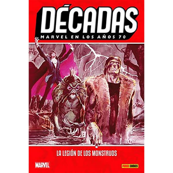 Panini Marvel En Los Años 70. La Legion De Los Monstruos Manga-sarjakuva  Spanish