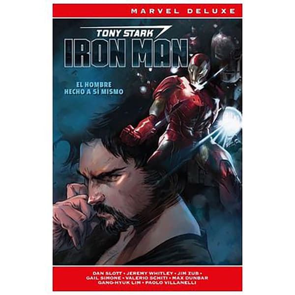 Panini Tony Stark: Iron Man 01 (marvel Now! Deluxe) Manga-sarjakuva Spanish