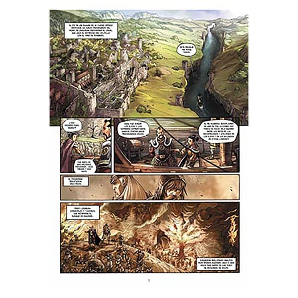 Yermo Ediciones Y Publicaciones Elfos 04 El Cristal De Los Elfos Silvanos / La Ultima Sombra Tegneserie  Spanish
