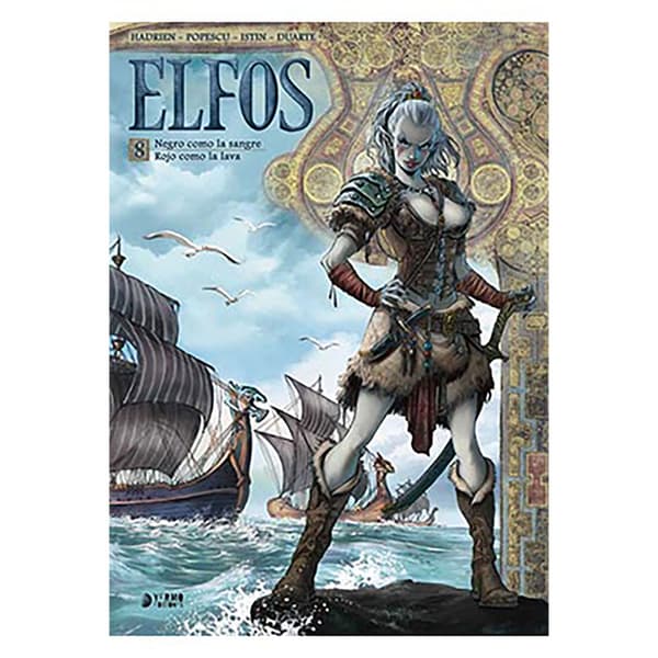 Yermo Ediciones Y Publicaciones Elfos 08 Negro Como La Sangre/ Rojo Como La Lava Sarjakuva  Spanish