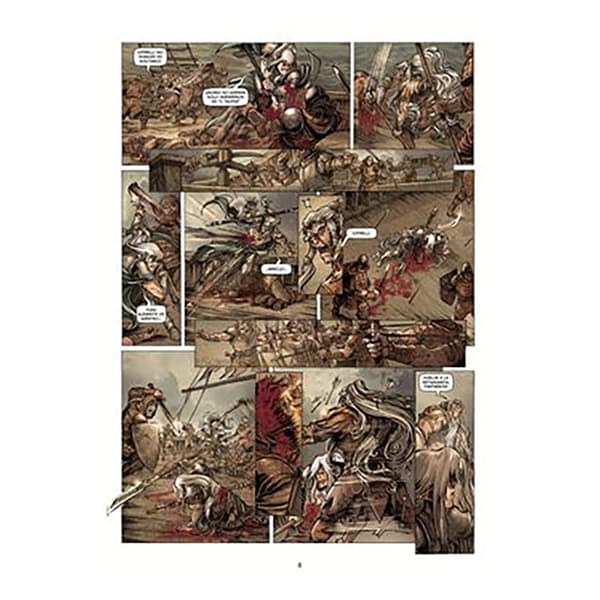 Yermo Ediciones Y Publicaciones Elfos 17 Una Guerra. Tres Coronas/ El Camino De Los Zul Kassai/ El Refugio De Las Sombras Serietidning  Spanish