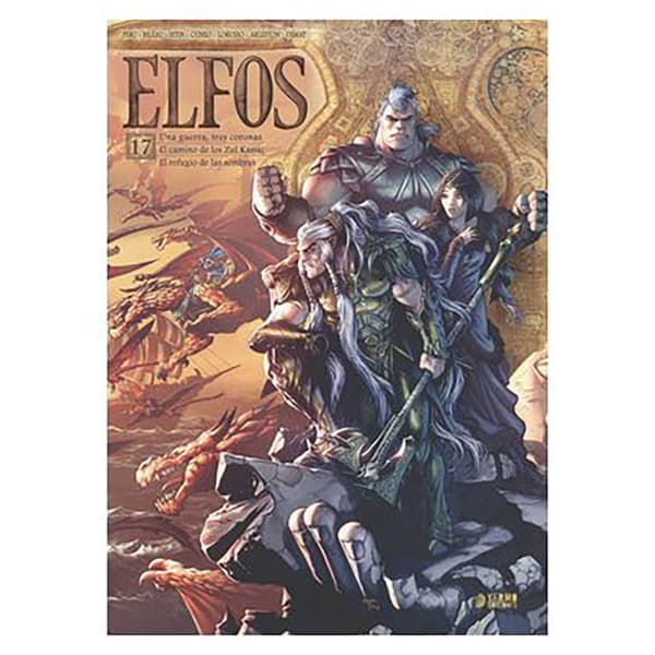Yermo Ediciones Y Publicaciones Elfos 17 Una Guerra. Tres Coronas/ El Camino De Los Zul Kassai/ El Refugio De Las Sombras Tegneserie  Spanish